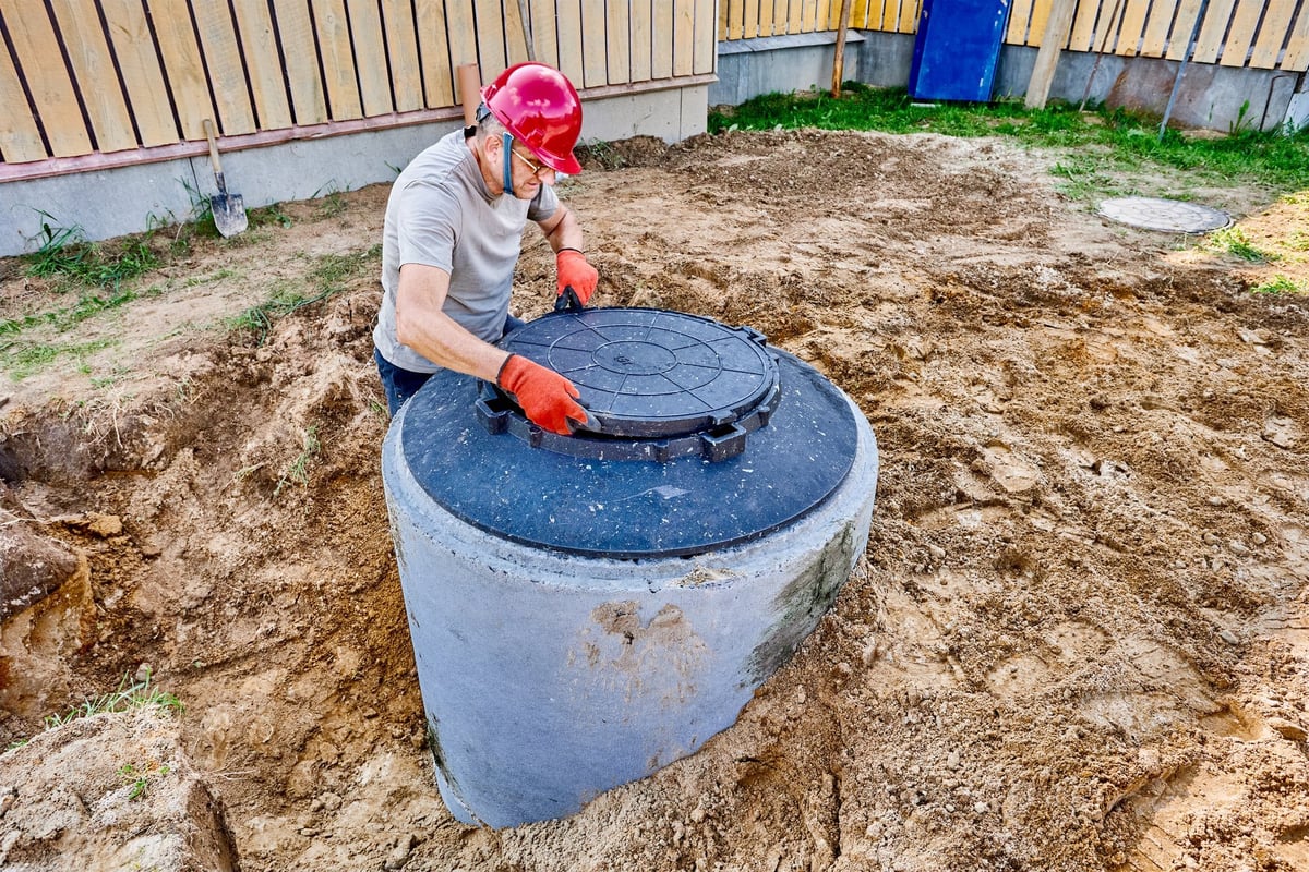 Site prep before concrete pad pour